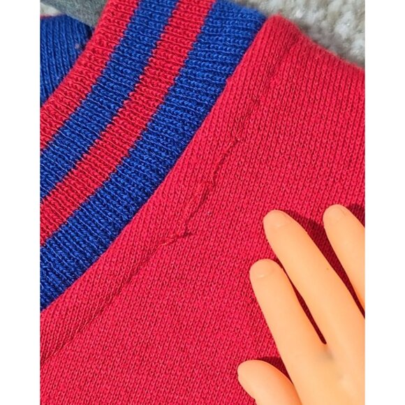 Vintage Starter Detroit Pistons Sweatshirt 80's Color Block Embroidered Men's XL - Picture 8 of 16